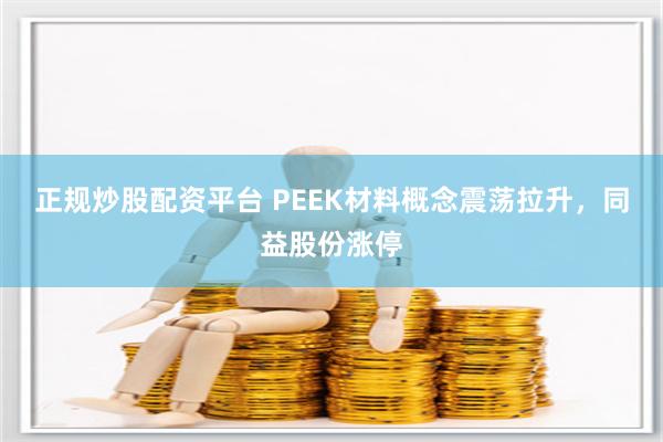 正规炒股配资平台 PEEK材料概念震荡拉升，同益股份涨停